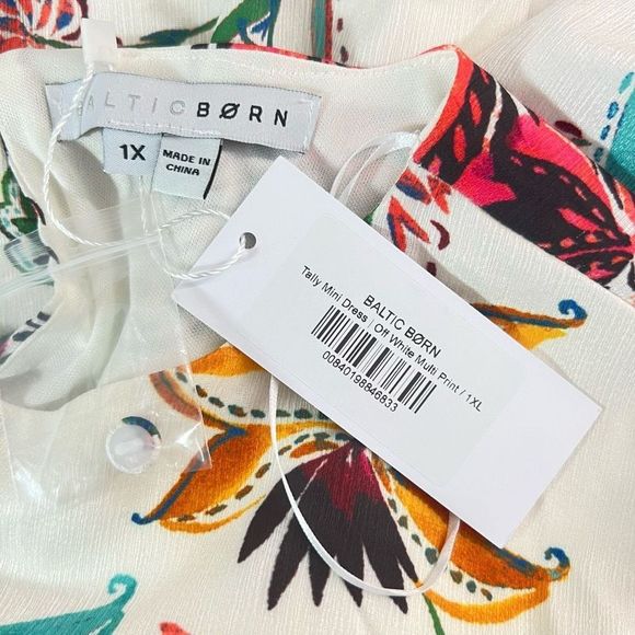 Baltic Born NWT Tally long sleeve floral mini dress size 1x - Picture 8 of 11